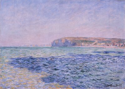 Ombre sul mare, le scogliere a Pourville (Dieppe, Seine Maritime, Francia) da Claude Monet
