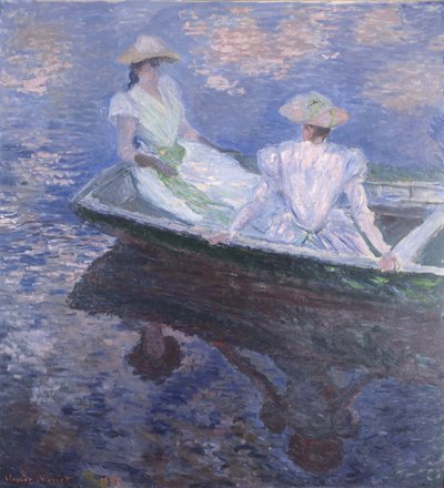 Sulla barca, 1887 da Claude Monet
