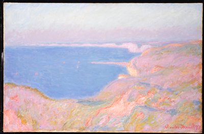 Sulle scogliere vicino a Dieppe, tramonto, 1897 da Claude Monet