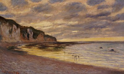 Pointe De Lailly, bassa marea, 1882 da Claude Monet