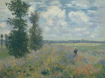 Campi di papaveri vicino ad Argenteuil da Claude Monet
