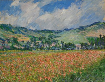 Campo di Papaveri a Giverny da Claude Monet