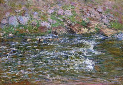 Rapide sulla Petite Creuse a Fresselines da Claude Monet