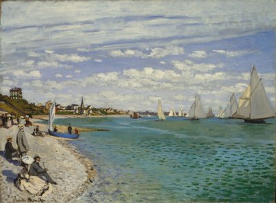 Regata a Sainte-Adresse da Claude Monet