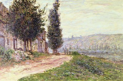 Riva del fiume a Lavacourt, 1879 da Claude Monet