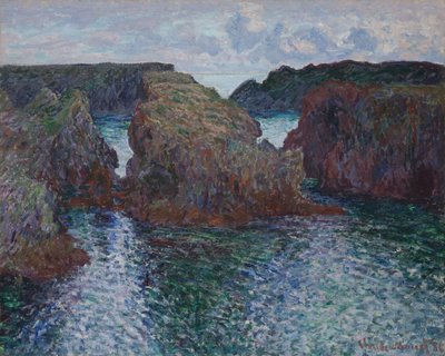 Rocce a Port-Goulphar, Belle-île da Claude Monet