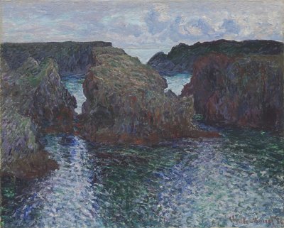 Rocce a Port-Goulphar, Belle-Île da Claude Monet