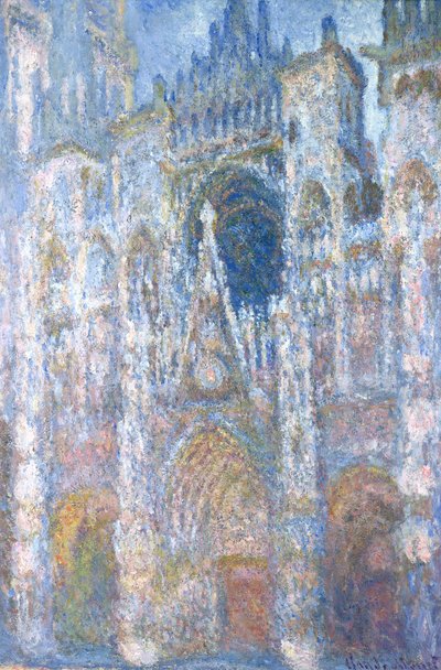 Cattedrale di Rouen, Armonia blu, Luce del mattino da Claude Monet