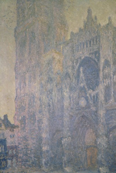 Cattedrale di Rouen, Armonia in Bianco, Luce del Mattino, 1894 da Claude Monet