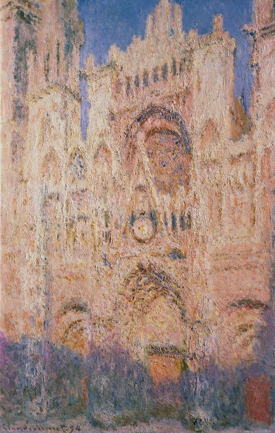 Cattedrale di Rouen al Tramonto, 1892-1894 da Claude Monet