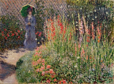 Aiuola rotonda (Corbeille de fleurs), 1876 da Claude Monet