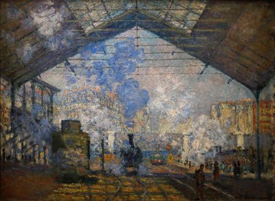 Stazione di Saint-Lazare da Claude Monet