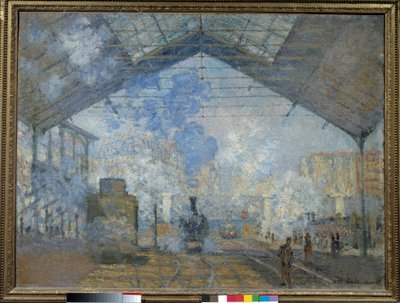 Stazione ferroviaria di Saint Lazare da Claude Monet
