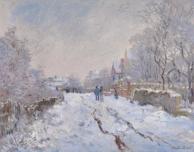 Neve ad Argenteuil, 1875 da Claude Monet