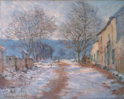 Neve a Limetz, 1886 da Claude Monet