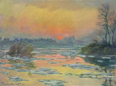 Tramonto sulla Senna da Claude Monet