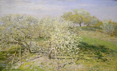 Primavera (Alberi da frutto in fiore) da Claude Monet