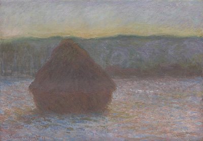 Mucchio di grano da Claude Monet