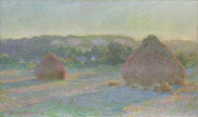 Covoni di grano, fine estate da Claude Monet