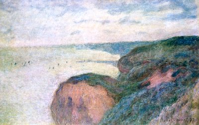 Scogliere ripide vicino a Dieppe da Claude Monet