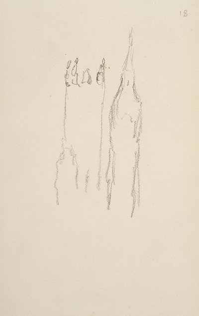 Studio per la serie di Londra, Case del Parlamento da Claude Monet