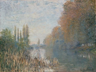 Le rive della Senna in autunno da Claude Monet