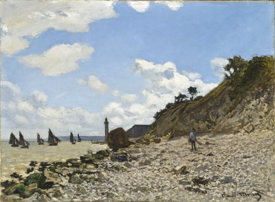 La Spiaggia di Honfleur, 1864-1866 da Claude Monet