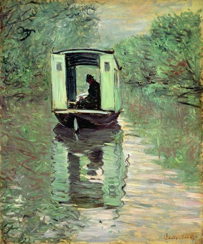 Lo studio della barca da Claude Monet