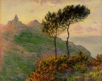 La Chiesa a Varengeville, contro la Luce del Sole da Claude Monet