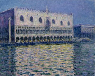 Il Palazzo Ducale a Venezia da Claude Monet