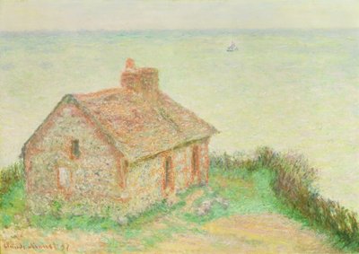 La casa a Douanier, effetto rosa da Claude Monet