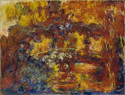 La passerella giapponese, 1920 circa (olio su tela) da Claude Monet