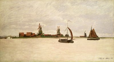 Il porto esterno a Zaandam, 1871 da Claude Monet