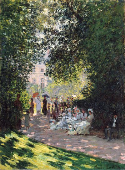 Il Parc Monceau da Claude Monet