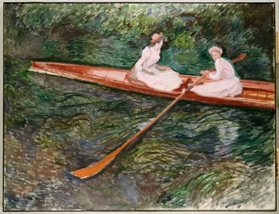 La barca a remi rosa da Claude Monet