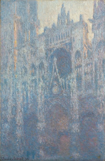 Il Portale della Cattedrale di Rouen in Luce Mattutina da Claude Monet
