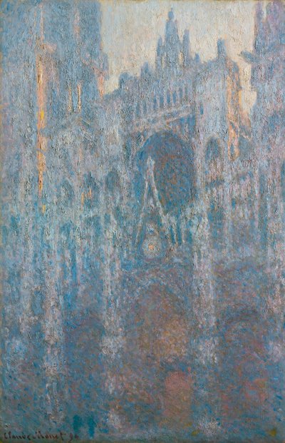 Il portale della cattedrale di Rouen in luce mattutina, 1894 da Claude Monet