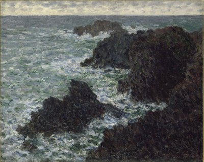 Le rocce a Belle-Ile, La costa selvaggia, 1886 da Claude Monet