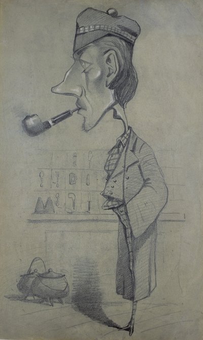 Lo scozzese con una pipa, 1857 da Claude Monet