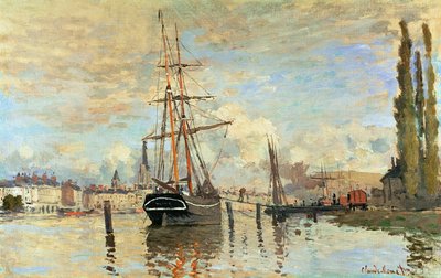 La Senna a Rouen, 1872 da Claude Monet
