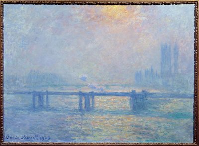 Il Tamigi a Charing Cross, Londra da Claude Monet