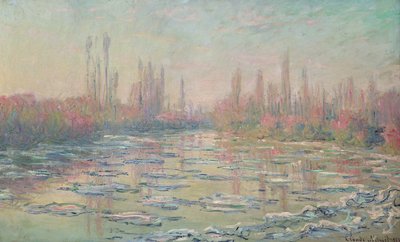 Il Disgelo sulla Senna, vicino a Vetheuil, 1880 da Claude Monet