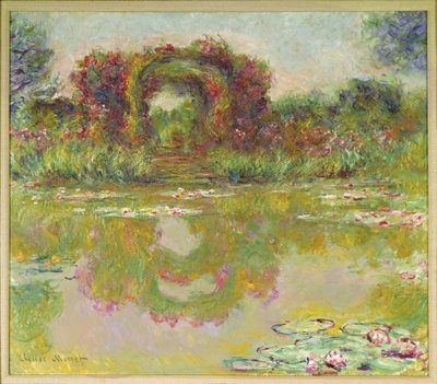 Gli archi di rose, Giverny da Claude Monet
