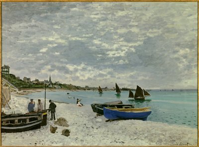 La spiaggia di Sainte Adresse da Claude Monet