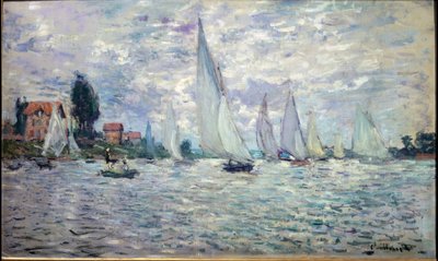 Le barche. Regate a Argenteuil da Claude Monet
