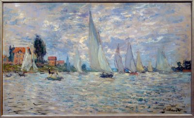 Le barche. Regate ad Argenteuil da Claude Monet