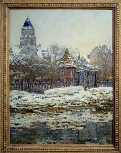 La chiesa di Vétheuil da Claude Monet