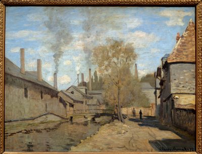 Il torrente di Robec a Rouen da Claude Monet