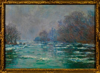 Il dibattito vicino a Vetheuil Dipinto di Claude Monet (1840-1926) circa 1880 da Claude Monet