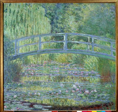 Il ponticello e lo stagno delle ninfee da Claude Monet